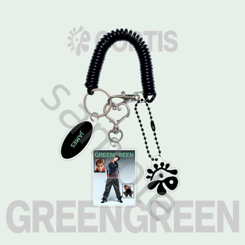現貨在台🎀Cortis 吊飾 包掛 新專 GreenGreen 壓克力鑰匙扣 韓團週邊-細節圖5