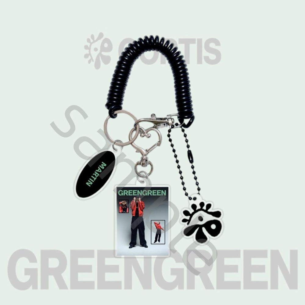 現貨在台🎀Cortis 吊飾 包掛 新專 GreenGreen 壓克力鑰匙扣 韓團週邊-細節圖9