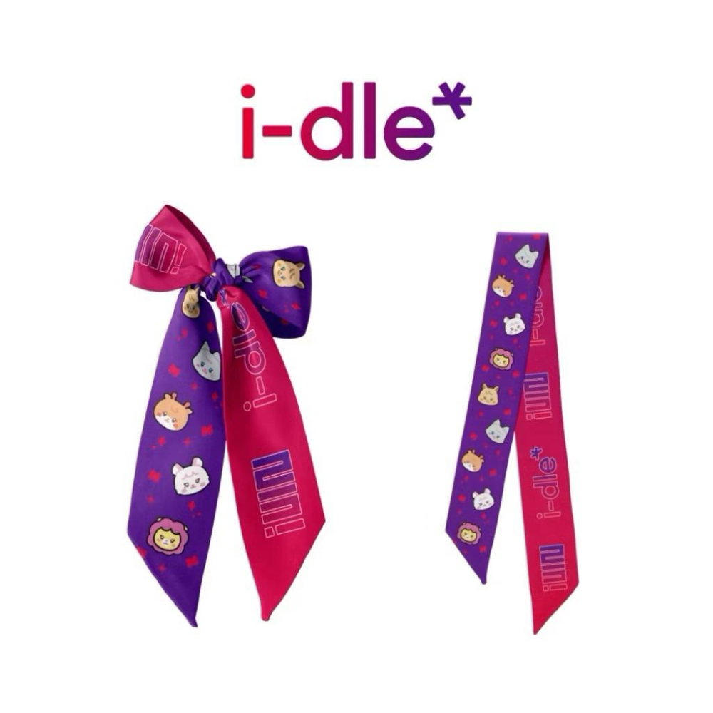 現貨在台 i-dle 小手燈 迷你應援棒 鑰匙扣 絲巾 緞帶 演唱會週邊 gidle 宋雨琦 葉舒華-細節圖6