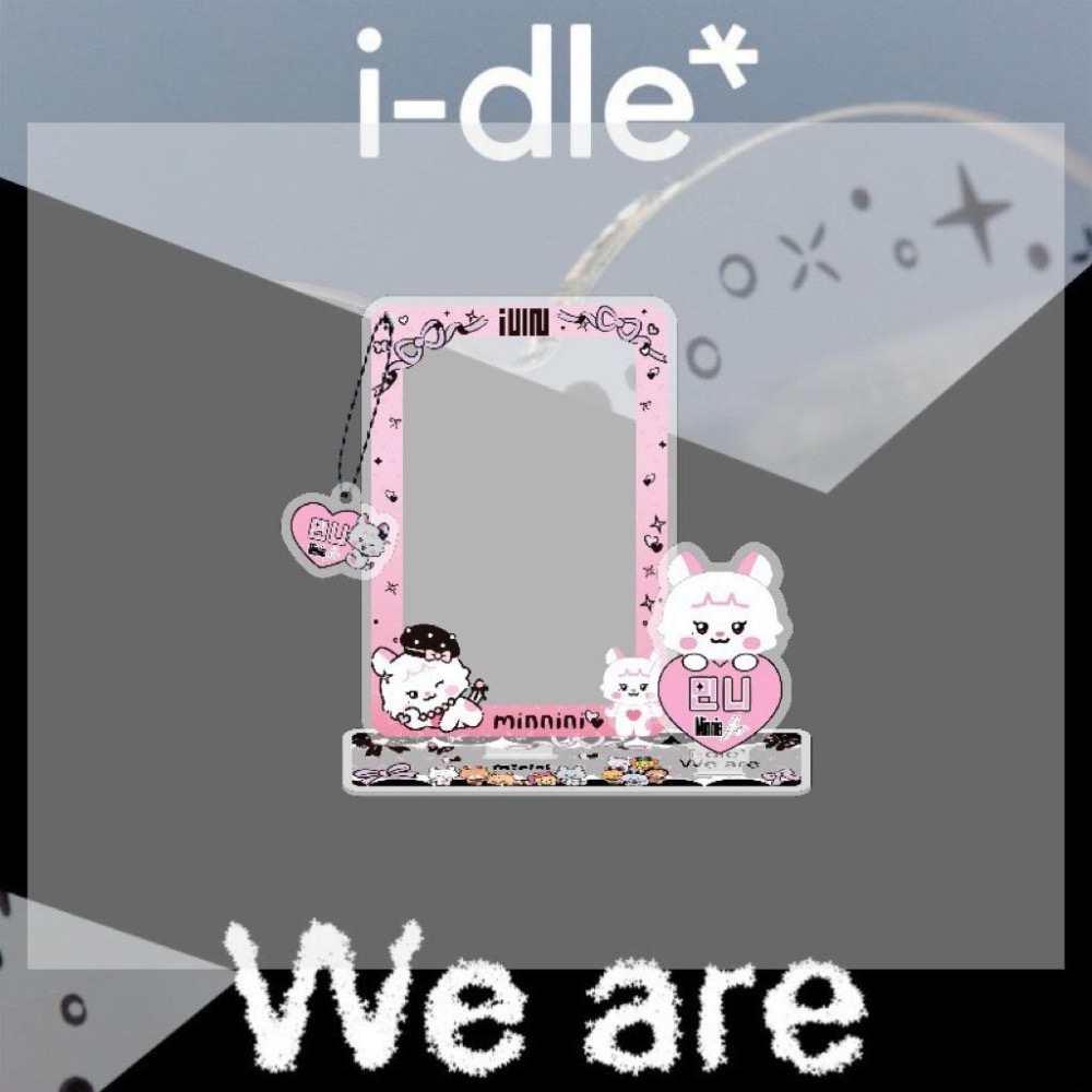 現貨在台🚚idle女娃 舒華 雨琦 小卡相框插卡立牌kpop壓克力-細節圖3