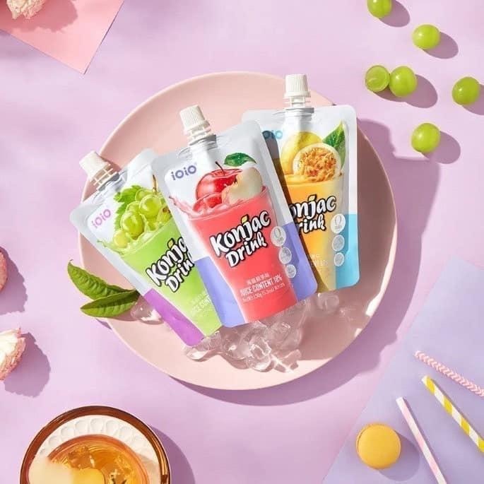 【24hr出貨】箱出20包入十全iOiO超口感蒟蒻|低卡0脂肪蒟蒻飲|百香果蒟蒻|白葡萄蒟蒻|蘋果蒟蒻|蒟蒻飲|果凍飲-細節圖7