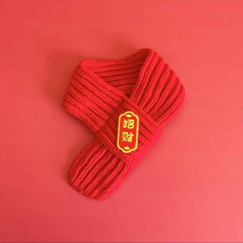 多咪多 招財圍巾 寵物圍巾 貓咪圍巾 狗狗圍巾 寵物用品 圍巾 招財 招財圍巾 招財配件-細節圖3