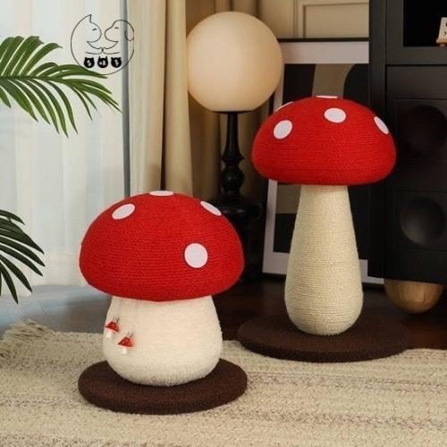 【多咪多寵物】耐抓劍麻貓抓柱  蘑菇款 貓抓 貓紓壓 貓抓柱 耐抓 貓玩具 貓磨爪 貓抓 劍麻玩具 劍麻貓抓-細節圖6