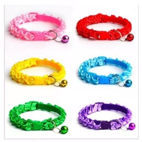 多咪多 現貨 蕾絲花邊鈴噹項圈 寵物項圈 狗狗項圈 貓咪項圈 狗項圈 貓項圈  小型犬項圈 項圈 蕾絲項圈 項圈-細節圖4