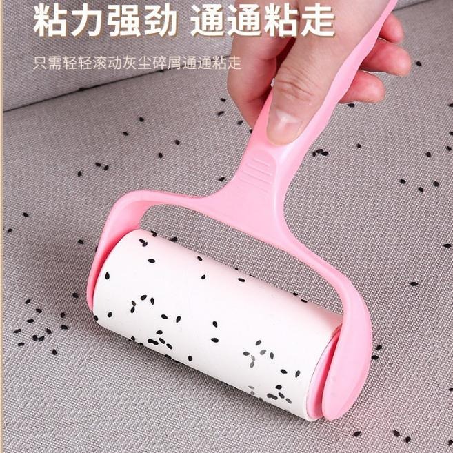 多咪多寵物 現貨黏毛器 滾筒黏毛器 寵物黏毛 黏毛器 黏毛滾筒 可撕式黏毛器 除塵 黏毛 除塵滾筒 除塵紙 黏毛絮灰塵-細節圖4