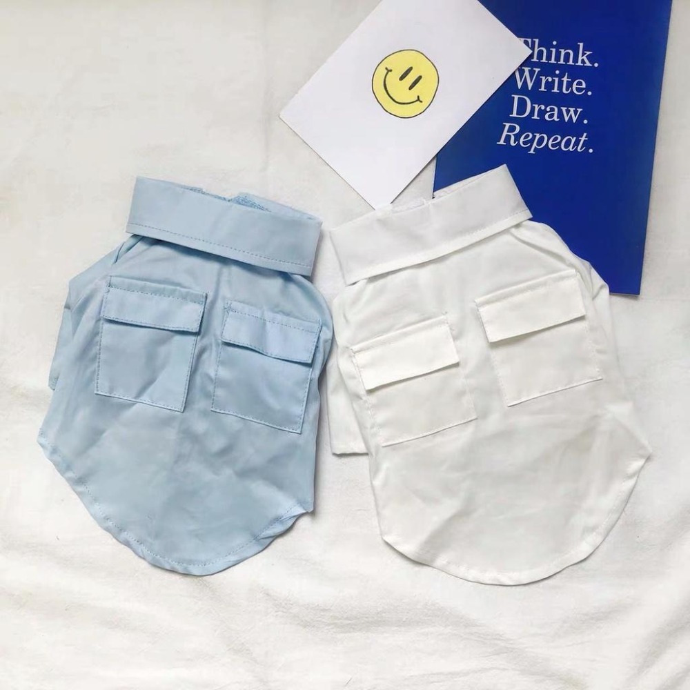 【多咪多】現貨 日系JK風 送領帶 制服風 寵物衣服 寵物服飾 狗衣服 貓衣服 寵物襯衫 寵物配件 寵物扮裝-細節圖2