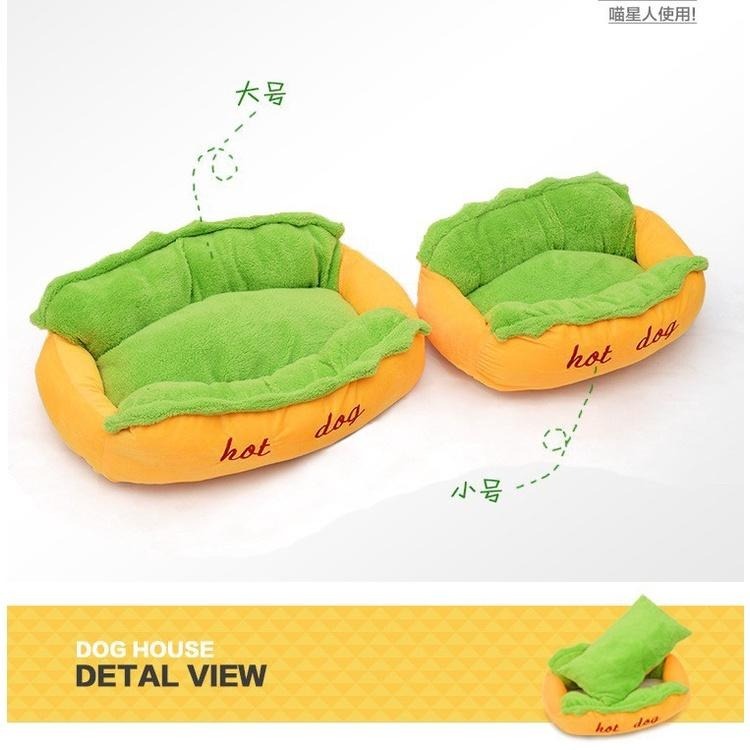 多咪多 現貨🌭️ 熱狗寵物窩 寵物窩 寵物床 睡墊 睡床 狗墊 貓墊 狗床 貓床 狗窩 貓窩 寵物睡窩  熱狗床 窩-細節圖2