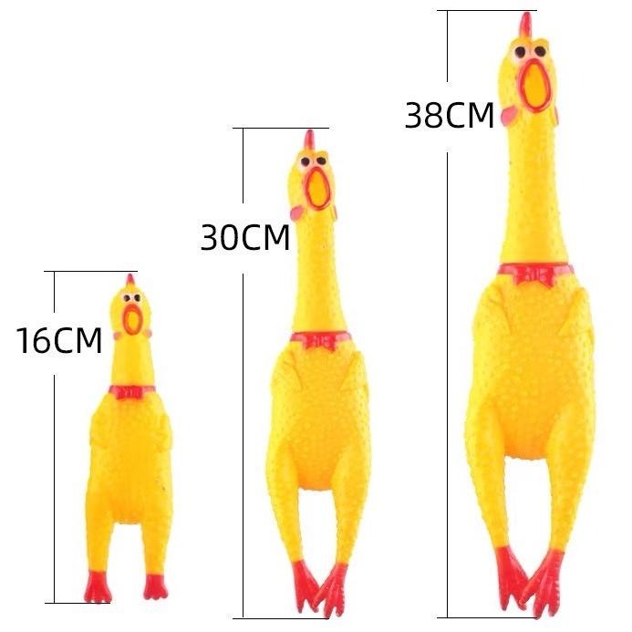 【多咪多】台現貨 寵物慘叫雞 寵物玩具 怪叫雞 發洩雞 發聲玩具 尖叫雞 狗玩具 貓玩具 貓 狗 雞 慘叫雞 怪叫雞-細節圖2