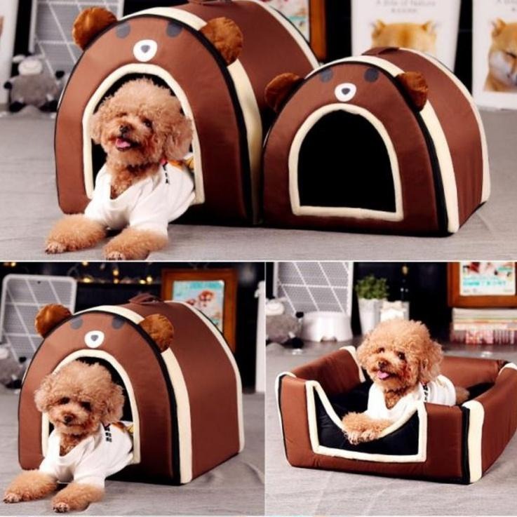 【多咪多】台現貨 可折疊兩用窩 寵物兩用窩 寵物睡窩 可拆洗寵物窩 貓窩 狗窩 貓床 狗床 寵物窩 寵物床 寵物睡墊-細節圖4