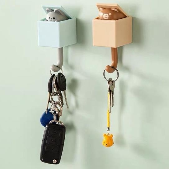 多咪多 台現貨超低價 小動物掛勾 創意家居小物動物掛勾 黏貼掛勾 小動物 創意小物 動物掛勾 置物收納 掛勾 動物尾巴-細節圖3