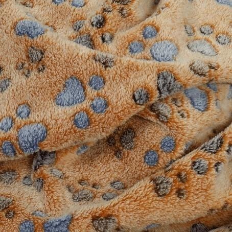 【多咪多】現貨法蘭絨腳印毯 寵物毯 寵物被 寵物毛毯 法蘭絨毯 寵物用品  狗睡墊 貓睡墊 狗被 貓被 法蘭絨毛毯-細節圖5