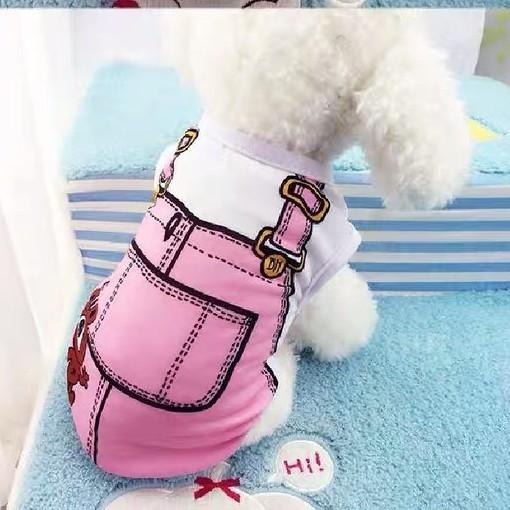 【多咪多】假兩件衣服 寵物衣服 夏日寵物衣服 假兩件寵衣 寵物服飾 春夏寵物衣 秋日寵物衣-細節圖5