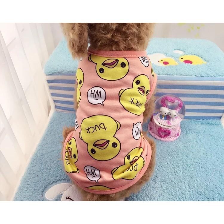 多咪多 0碼出清 寵物背心 鴨子背心 春夏背心 寵物服飾 狗衣服 貓衣服 寵物透氣衣服 寵物衣服 兩腳衣 貓 狗 衣服-細節圖3
