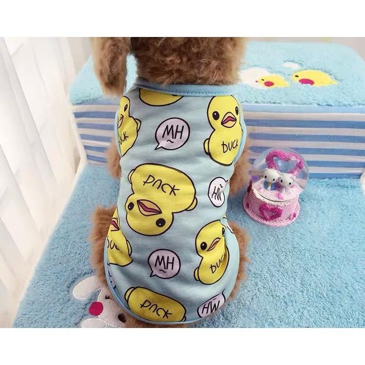 多咪多 0碼出清 寵物背心 鴨子背心 春夏背心 寵物服飾 狗衣服 貓衣服 寵物透氣衣服 寵物衣服 兩腳衣 貓 狗 衣服-細節圖4