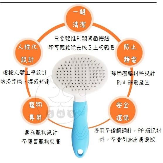 【多咪多】一鍵脫毛梳/寵物梳子/除毛梳/寵物針梳/褪毛梳/寵物按摩梳/自動脫毛梳/快速清毛-細節圖2