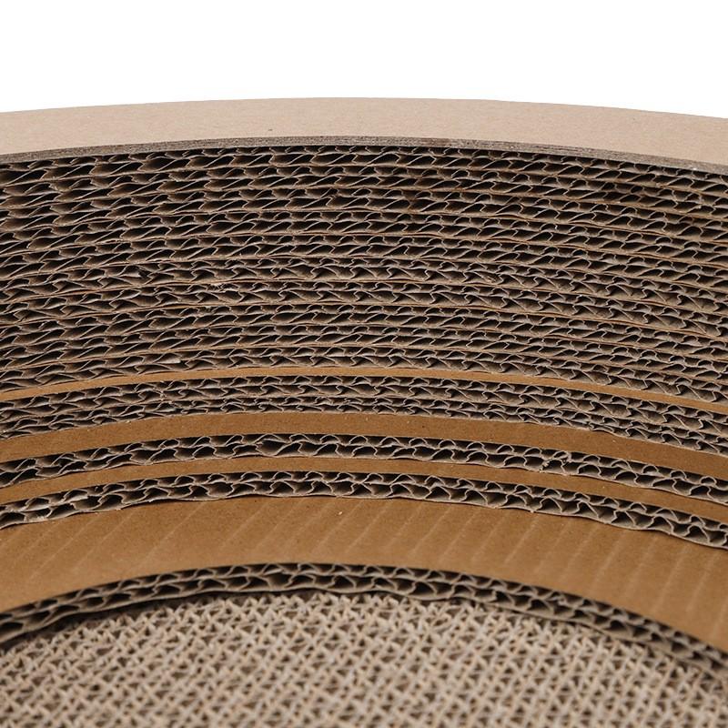 【多咪多】碗型貓抓板 附貓草 貓抓板 貓窩 紙箱窩 貓磨爪 貓抓窩 圓形貓抓板 圓盤型瓦楞紙 貓咪玩具 貓玩具 寵物用品-細節圖5