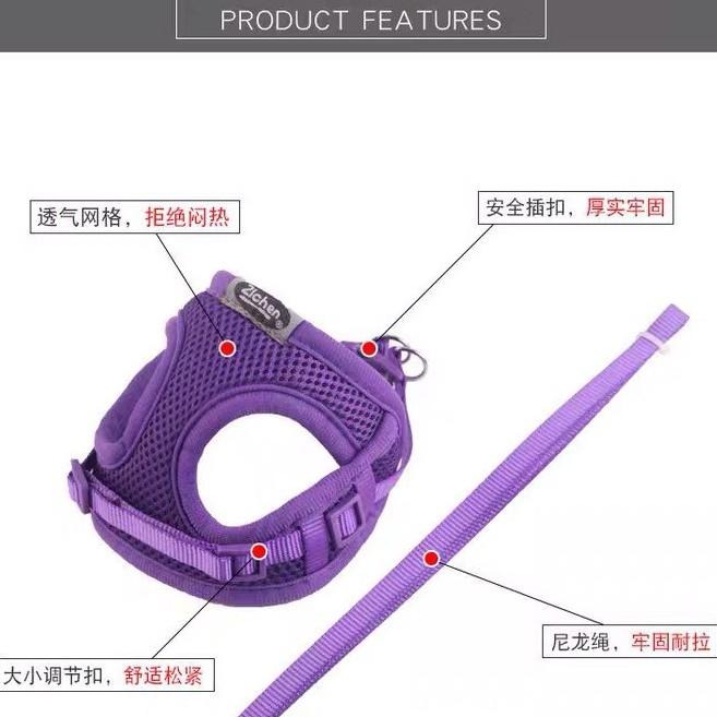 多咪多 最低價 送牽繩 帆布胸背帶 寵物外出 寵物胸背衣 牽引繩 寵物牽繩 寵物項圈 寵物用品 狗外出 貓咪外出 遛貓-細節圖9