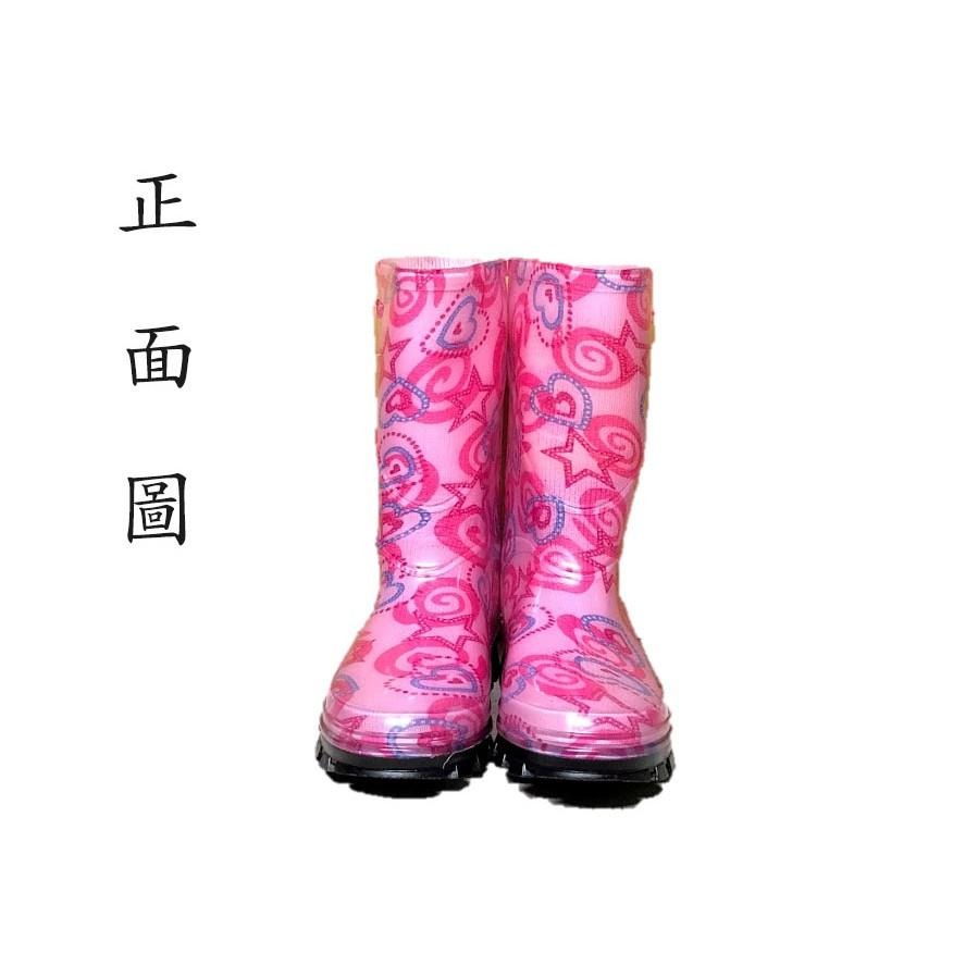 日日新189女用雨鞋(紅星、附鞋墊)-細節圖2