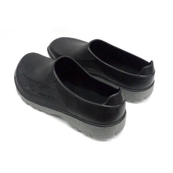 三和牌161防水工作鞋、雨鞋、廚師鞋（黑) ，附鞋墊-細節圖3