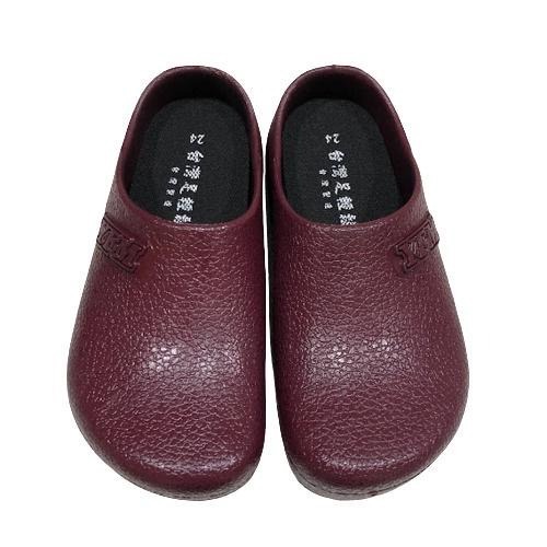 永豐美020廚師鞋、荷蘭鞋、工作鞋(黑/紅)，附鞋墊-細節圖5