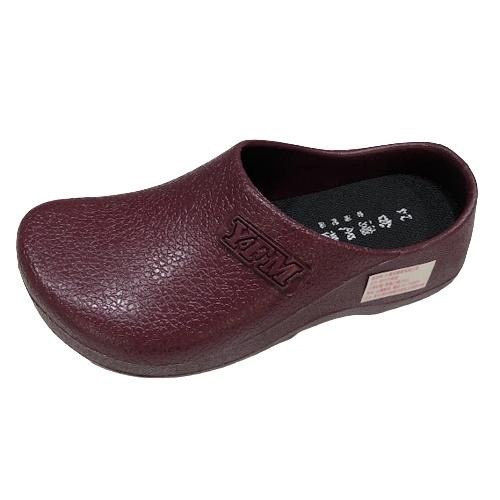 永豐美020廚師鞋、荷蘭鞋、工作鞋(黑/紅)，附鞋墊-細節圖7