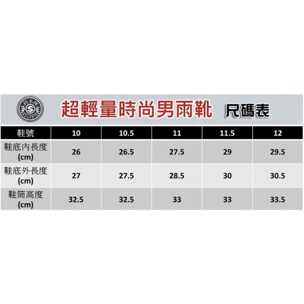 鈴木牌601超輕雨鞋(黑)-細節圖5