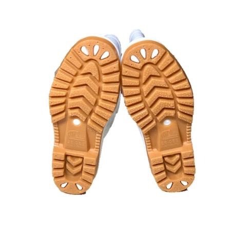 皇力牌高級全長雙色男雨鞋（黑/白，可加購竹炭鞋墊）-細節圖7