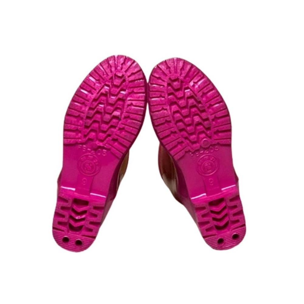 新原力205女雨鞋(桃紅)-細節圖3