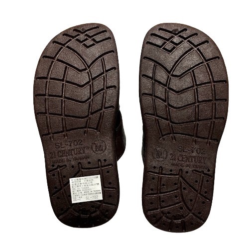 金星702男拖鞋(黑/咖啡)-細節圖9