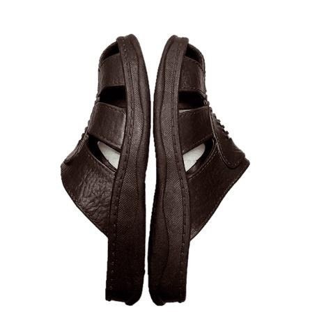 金星702男拖鞋(黑/咖啡)-細節圖7