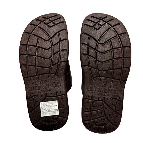 金星702男拖鞋(黑/咖啡)-細節圖9