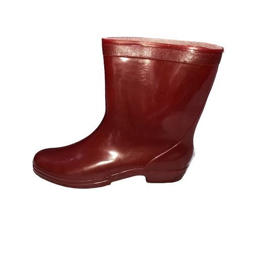 新原力藍寶107女雨鞋(暗紅)-細節圖2