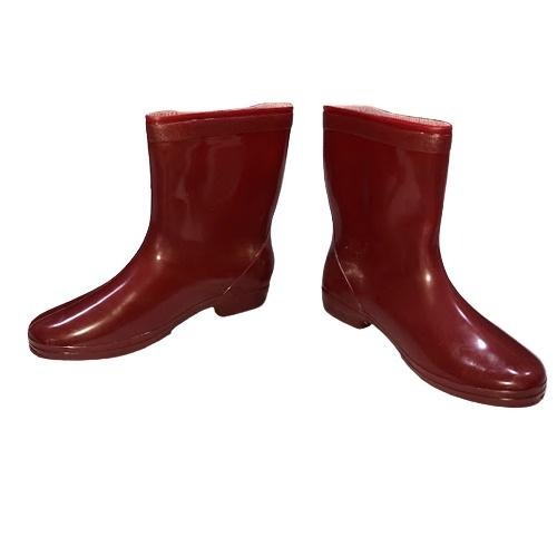 新原力藍寶107女雨鞋(暗紅)-細節圖3