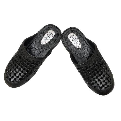 永遠001女拖(黑/紅)-細節圖2