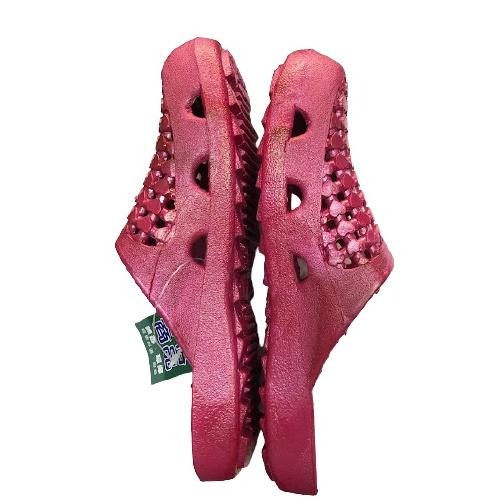 永遠001女拖(黑/紅)-細節圖7