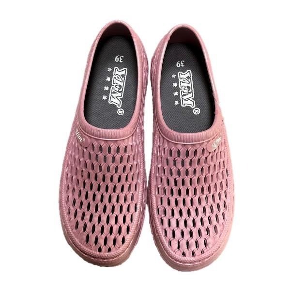 永豐美078洞洞鞋(黑/粉紅)-細節圖6