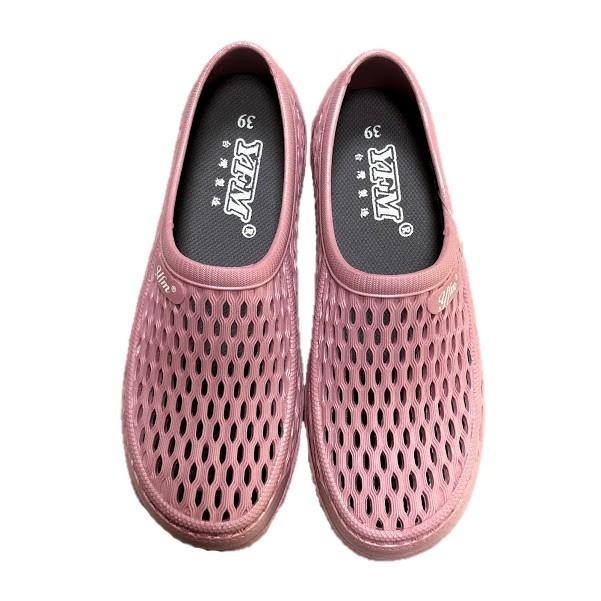 永豐美078洞洞鞋(黑/粉紅)-細節圖6