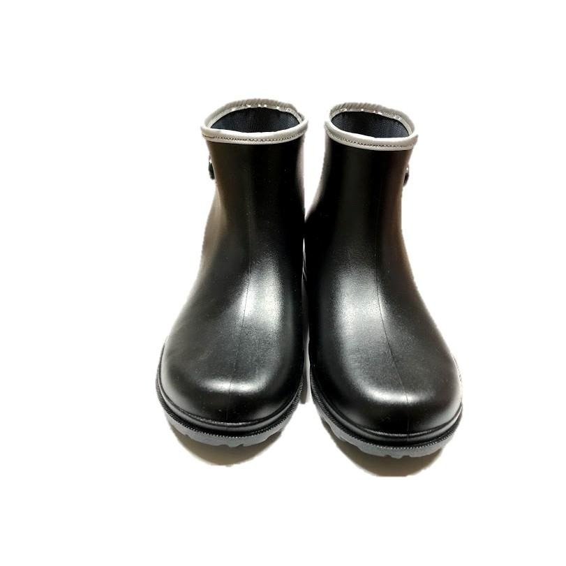 長皇107短筒雨鞋(黑/紅)-細節圖3