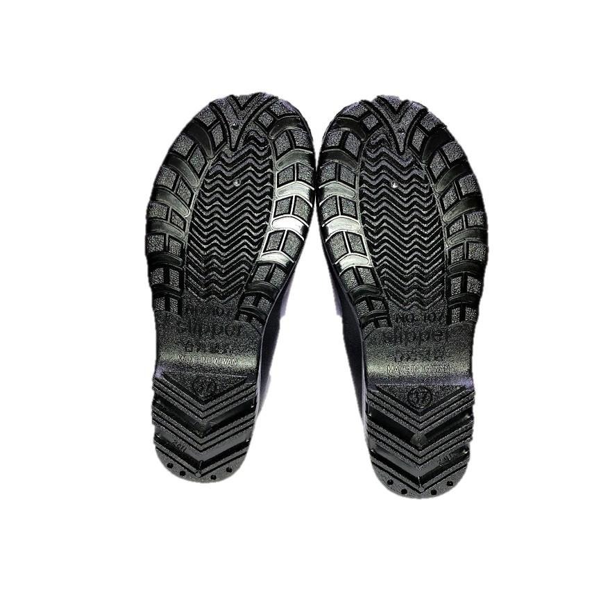 長皇107短筒雨鞋(黑/紅)-細節圖4