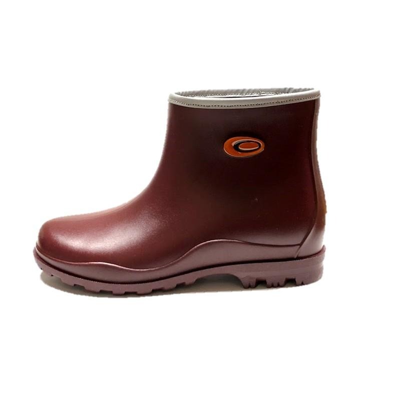 長皇107短筒雨鞋(黑/紅)-細節圖9