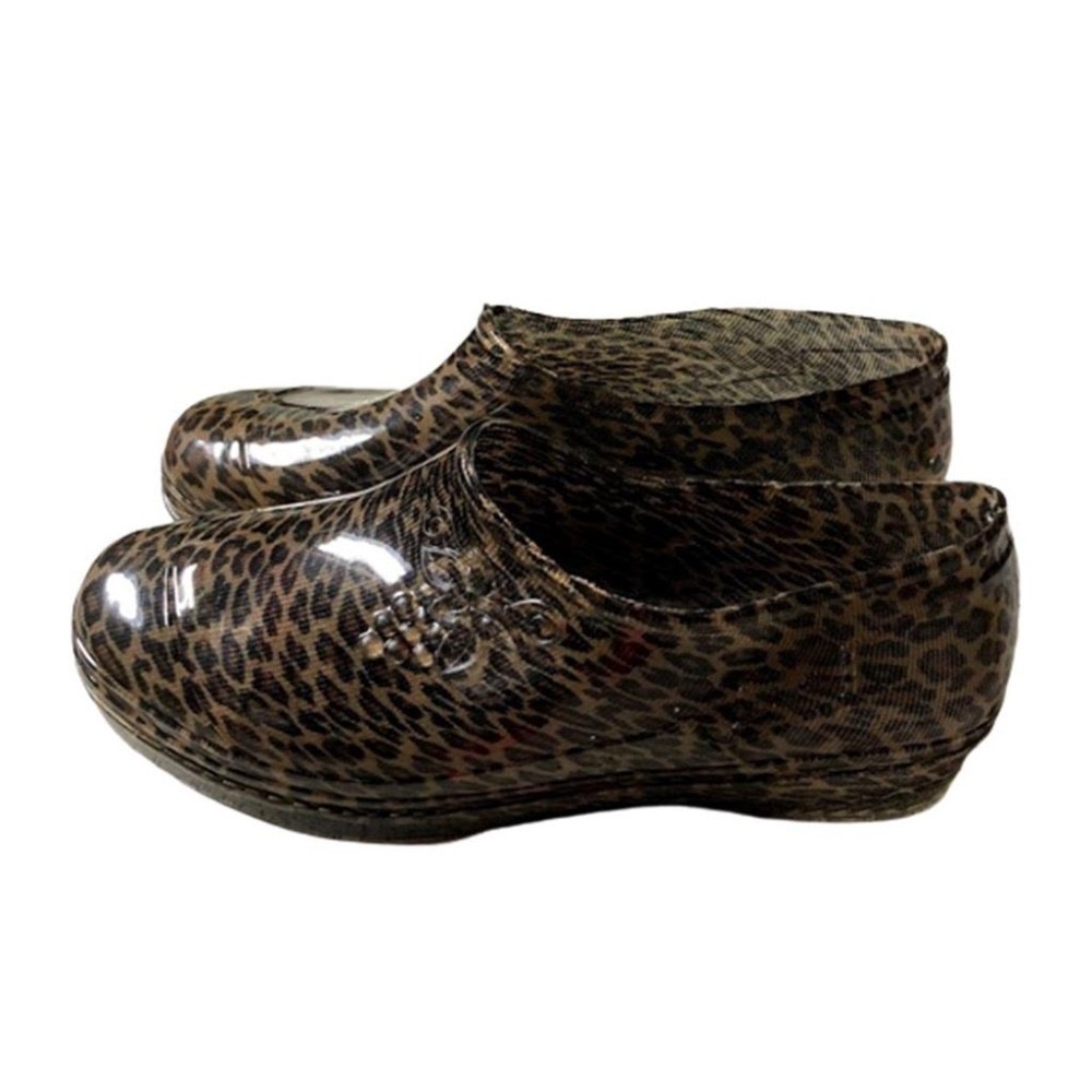 牛津雨鞋（豹紋/黑點），台灣製-細節圖2