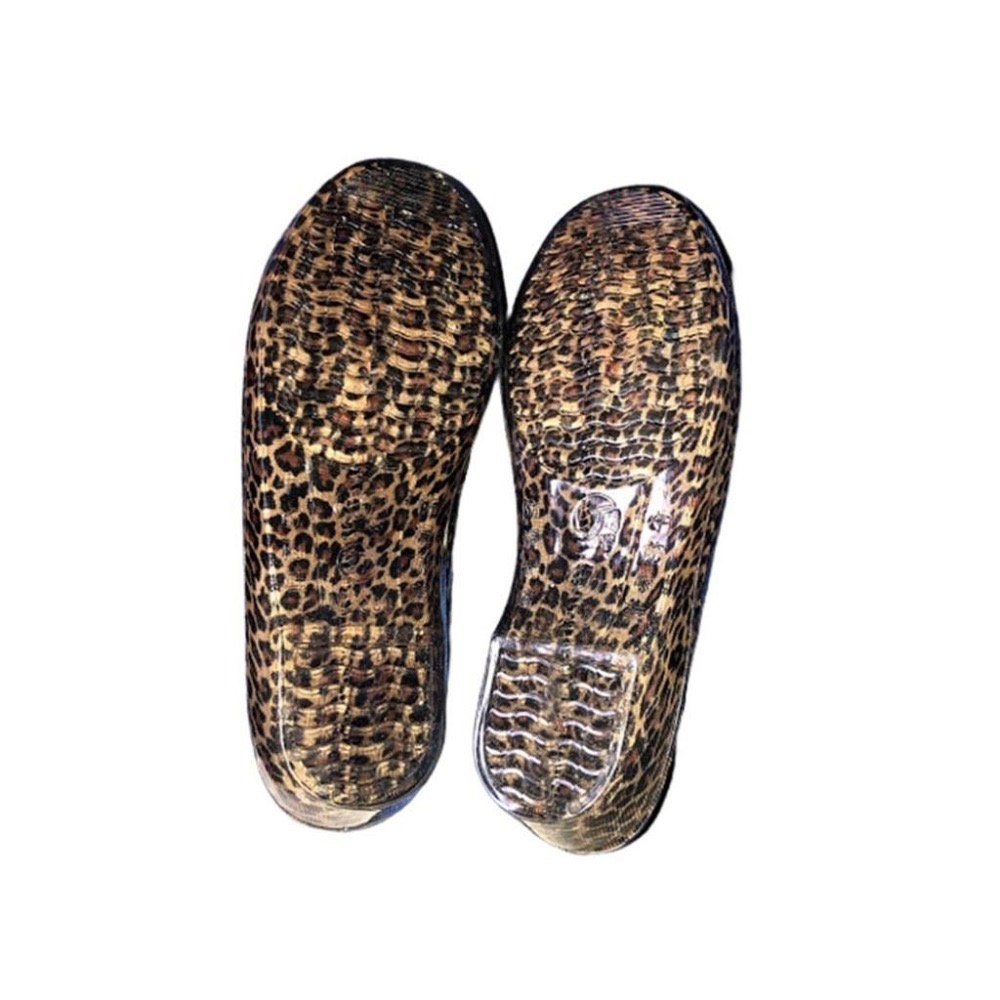 牛津雨鞋（豹紋/黑點），台灣製-細節圖3