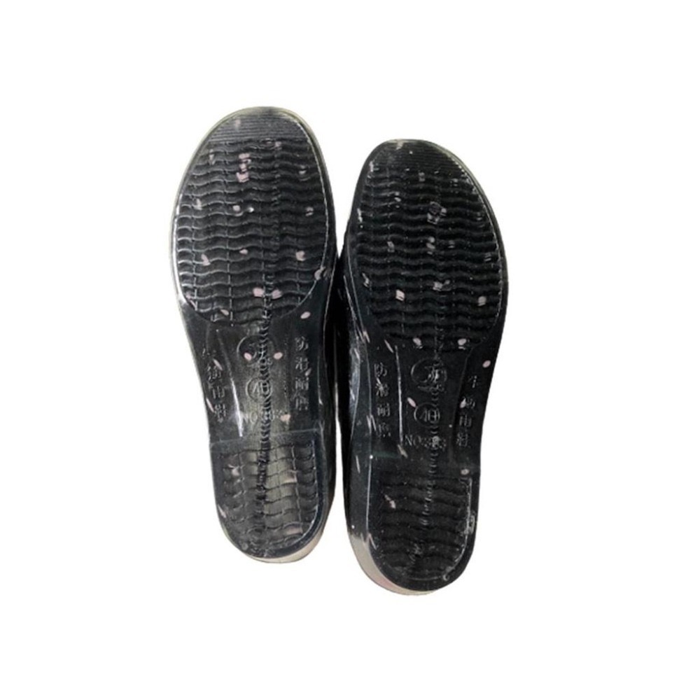 牛津雨鞋（豹紋/黑點），台灣製-細節圖5