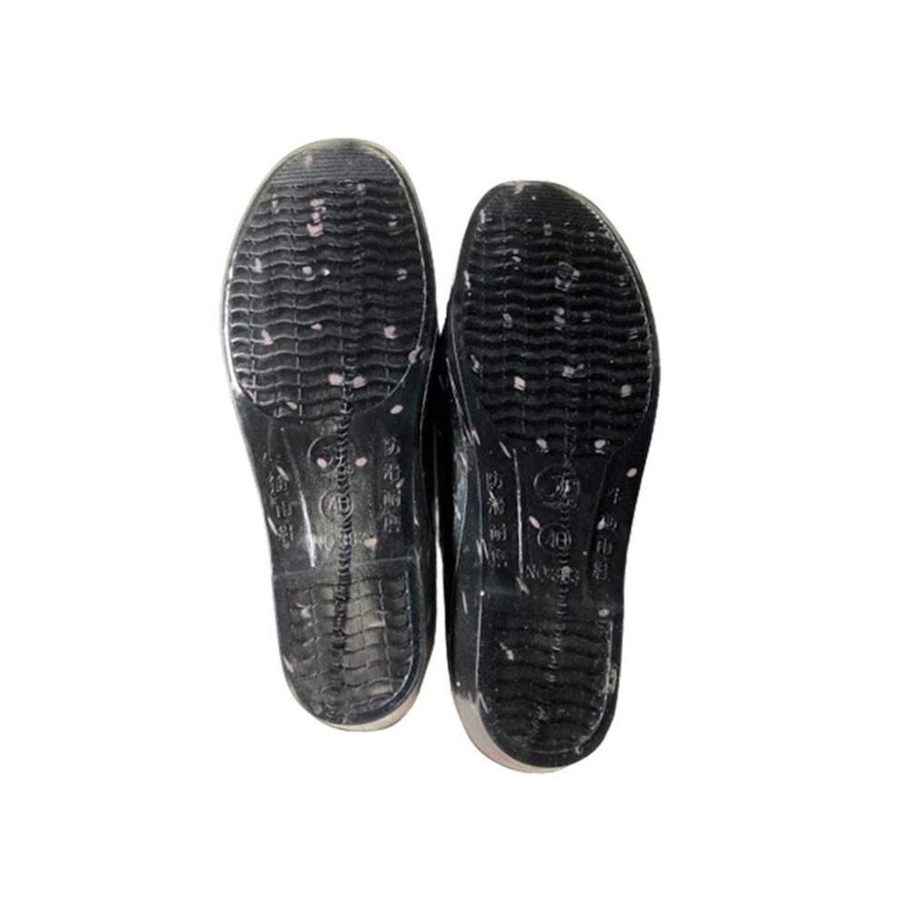 牛津雨鞋（豹紋/黑點），台灣製-細節圖5