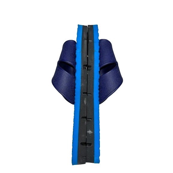 特大輪胎鐵甲H拖鞋(藍/黑)(通用牌，加厚款）-細節圖3