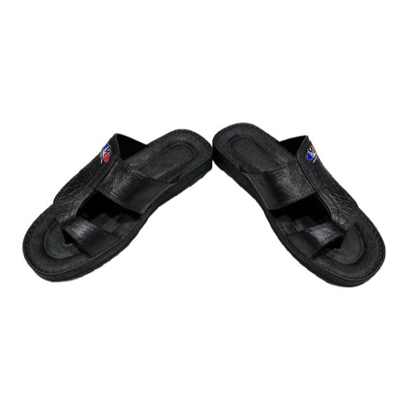 台灣製造【永豐美】009大拇指舒適拖鞋（黑）-細節圖2