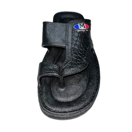 台灣製造【永豐美】009大拇指舒適拖鞋（黑）-細節圖4