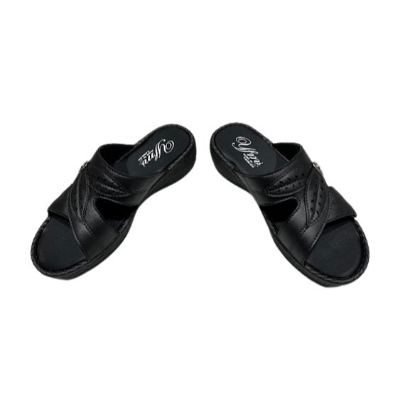 永豐美069女拖鞋(黑/紅)-細節圖2