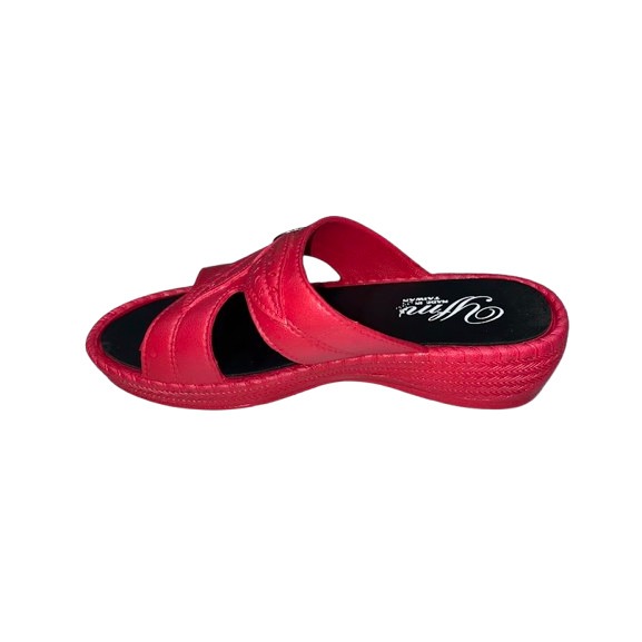 永豐美069女拖鞋(黑/紅)-細節圖6