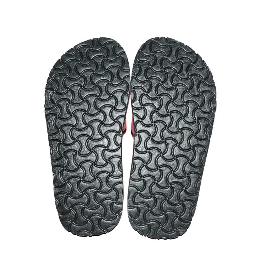 刷毛拖鞋(藍/紅)，台灣製造，檢驗合格無毒-細節圖11